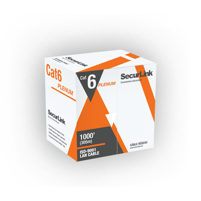 SECURLINK CAT6 INDOOR FT6 CBL-CAT6-P1000 SECURLINK CAT6 INDOOR FT6 CBL-CAT6-P1000